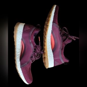 Adidas Pure Boost X Women's Sz 8.5 All Terrain Running Shoes Red Night Ruby